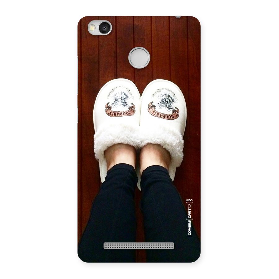 White Feets Back Case for Redmi 3S Prime