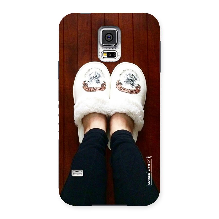 White Feets Back Case for Samsung Galaxy S5