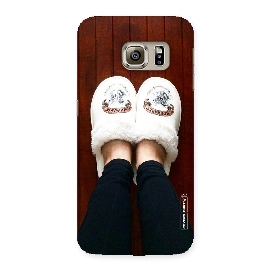White Feets Back Case for Samsung Galaxy S6 Edge