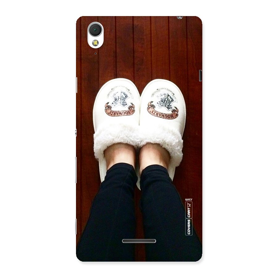 White Feets Back Case for Sony Xperia T3