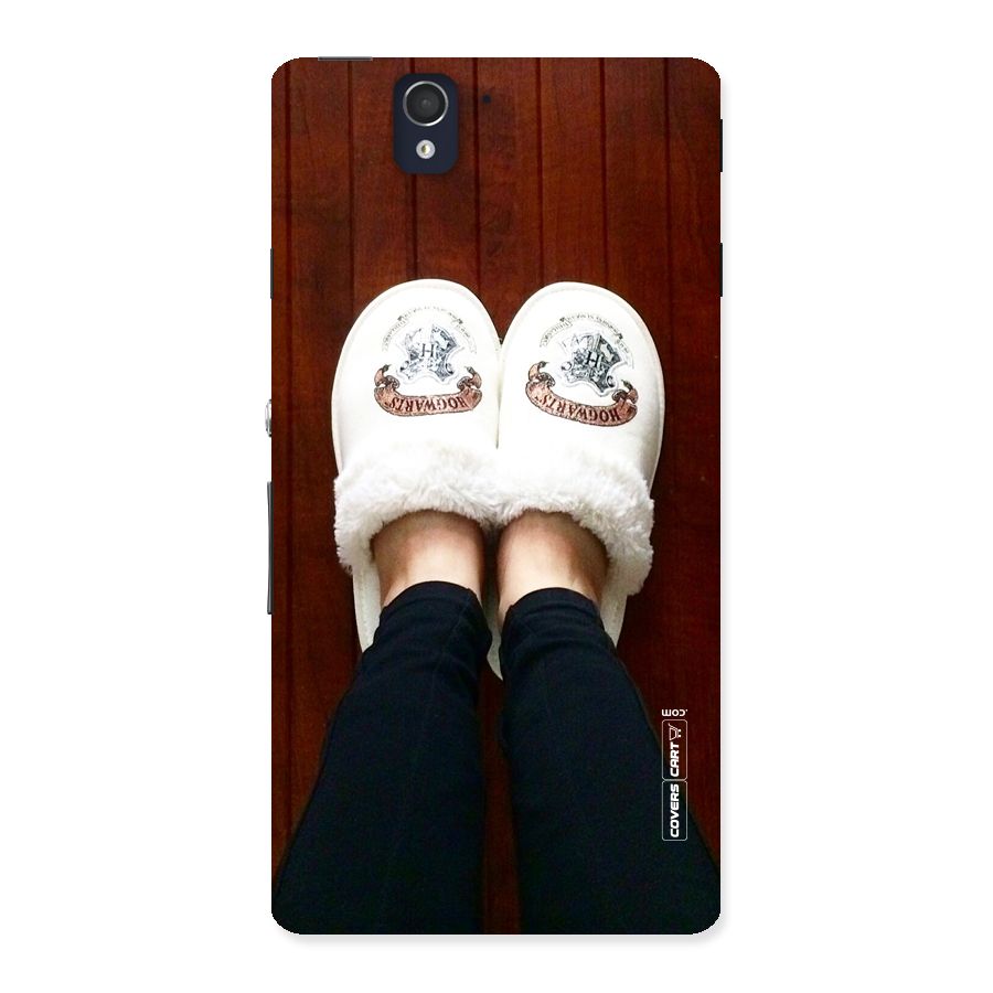 White Feets Back Case for Sony Xperia Z