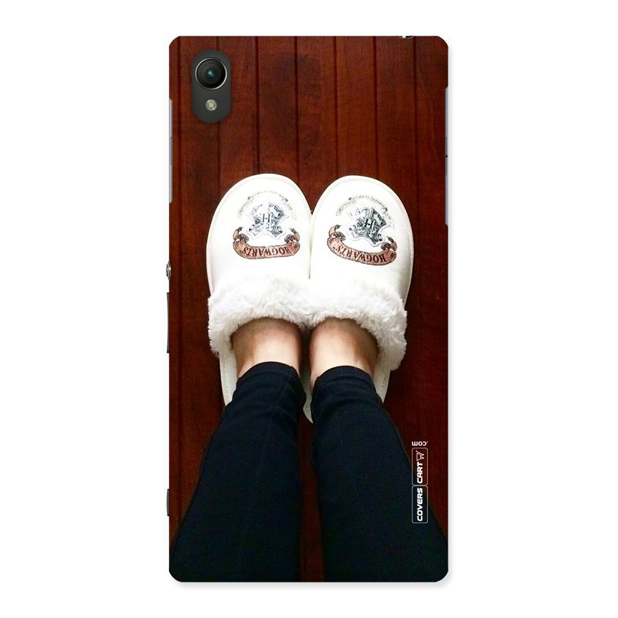 White Feets Back Case for Sony Xperia Z1