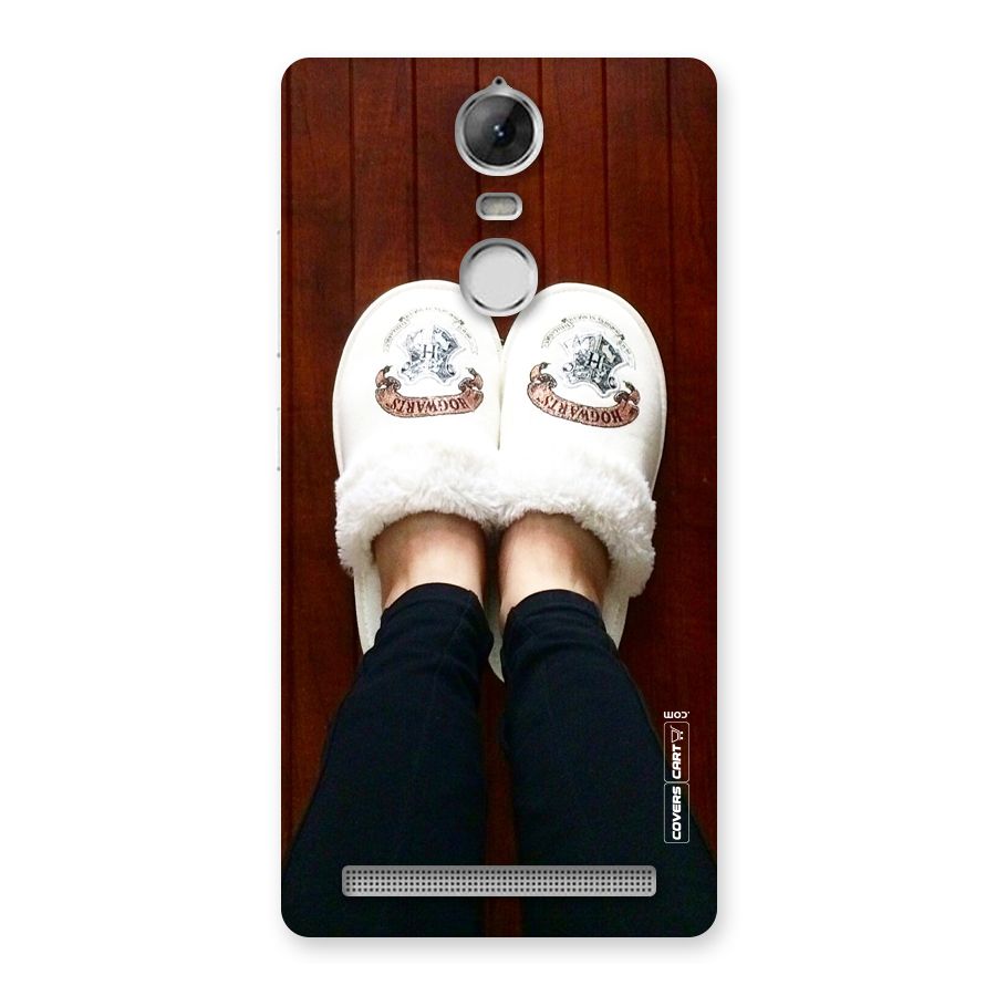 White Feets Back Case for Vibe K5 Note