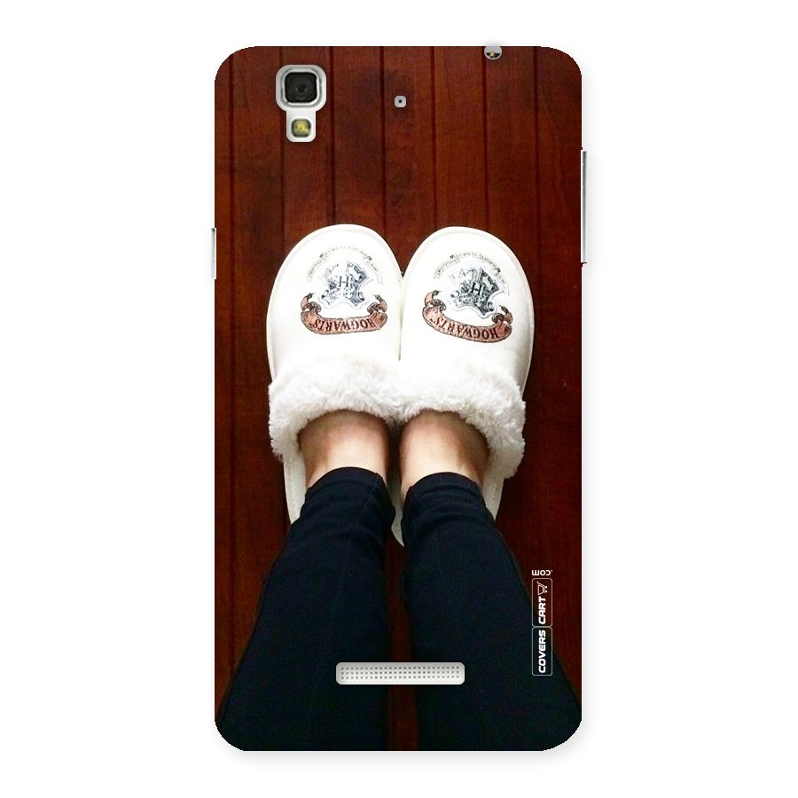 White Feets Back Case for Yu Yureka