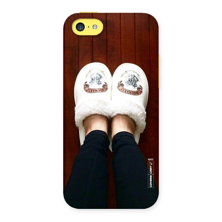 White Feets Back Case for iPhone 5C