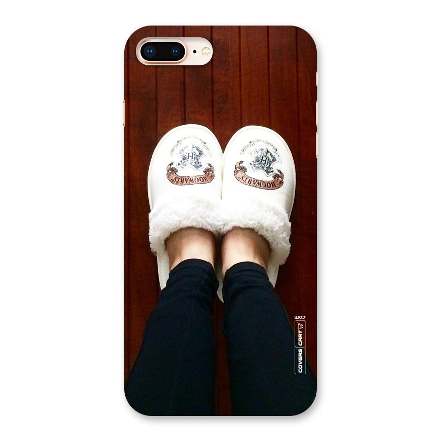 White Feets Back Case for iPhone 8 Plus