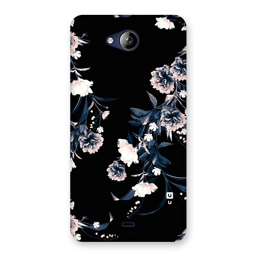 White Flora Back Case for Canvas Play Q355