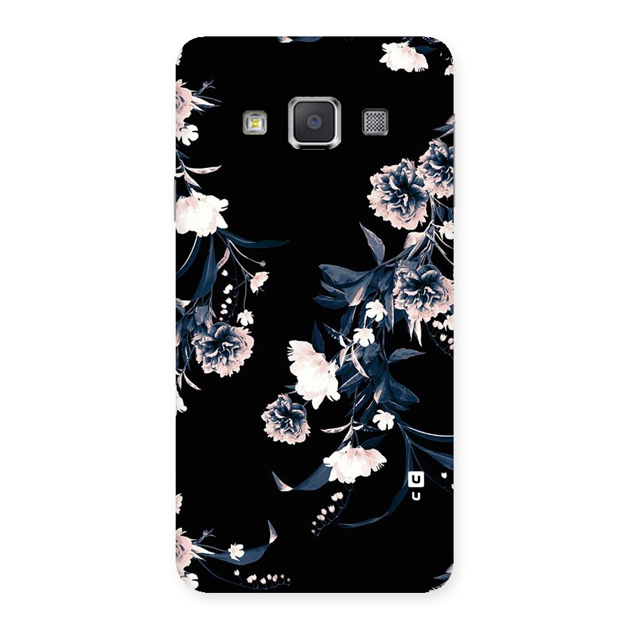 White Flora Back Case for Galaxy A3