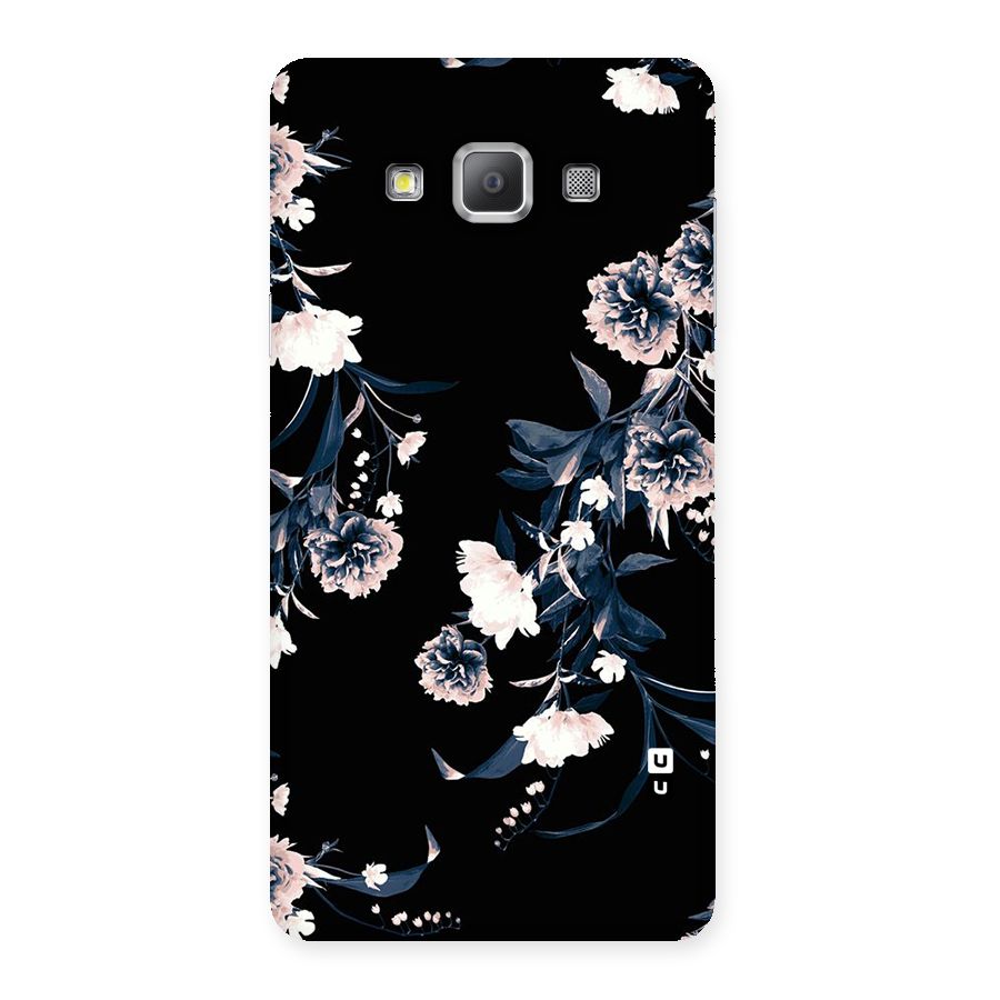 White Flora Back Case for Galaxy A7