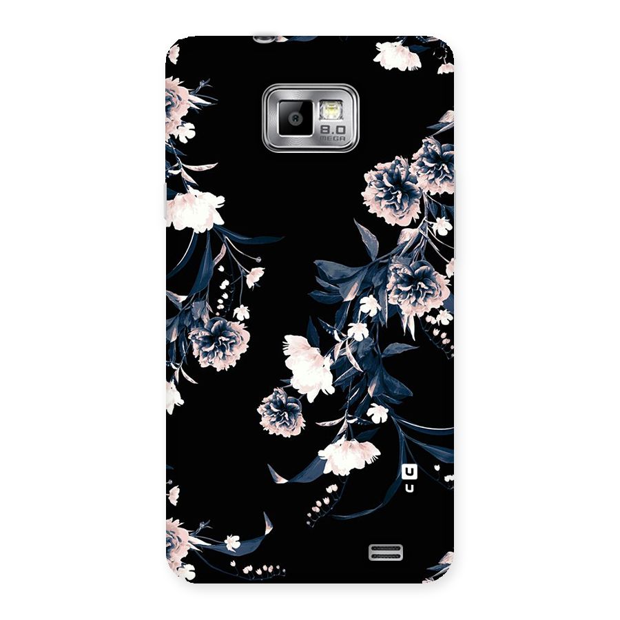 White Flora Back Case for Galaxy S2