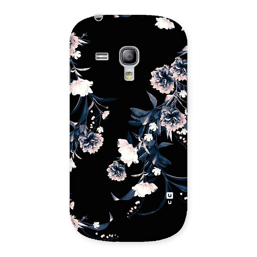 White Flora Back Case for Galaxy S3 Mini