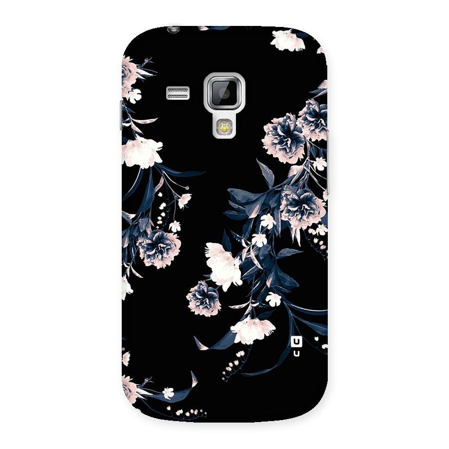 White Flora Back Case for Galaxy S Duos