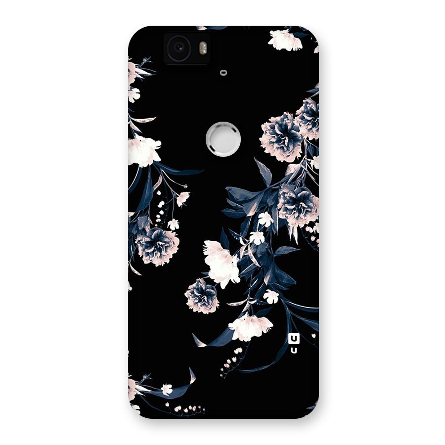 White Flora Back Case for Google Nexus-6P