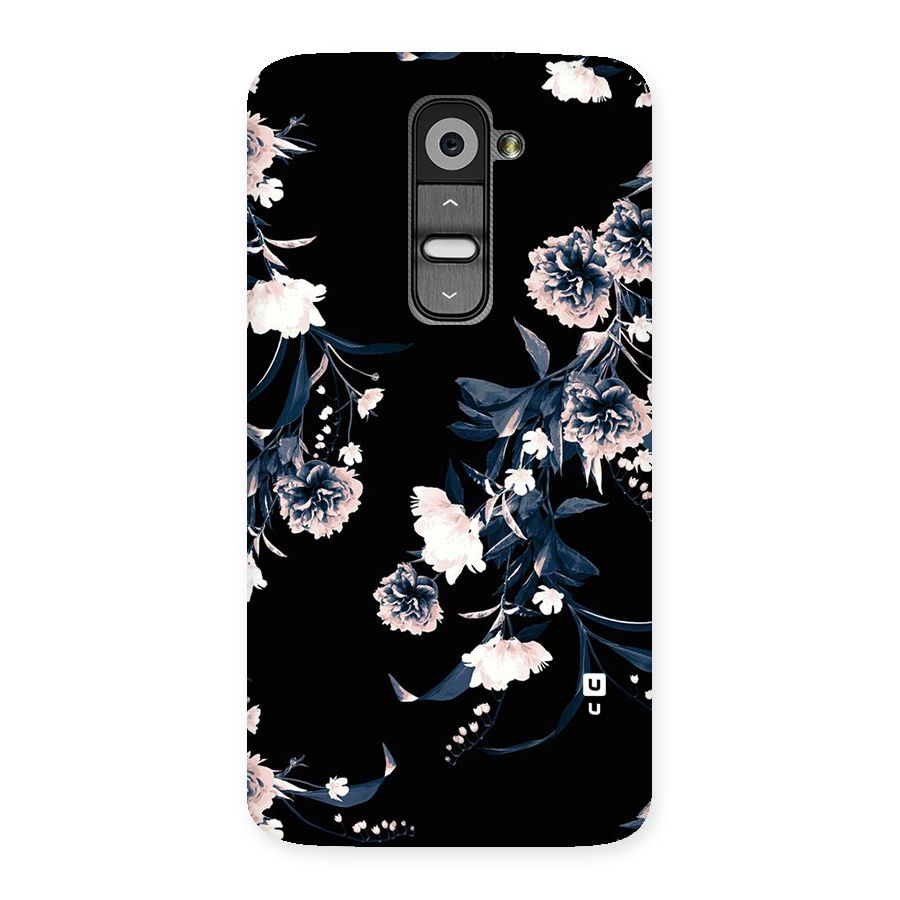 White Flora Back Case for LG G2