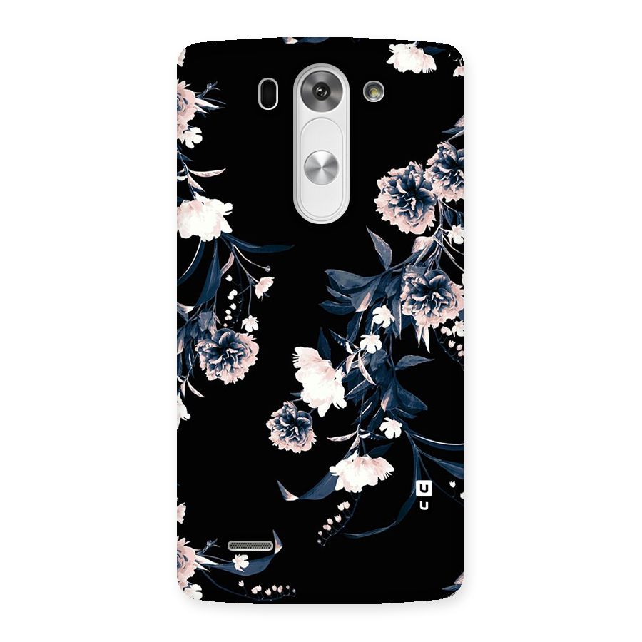 White Flora Back Case for LG G3 Beat