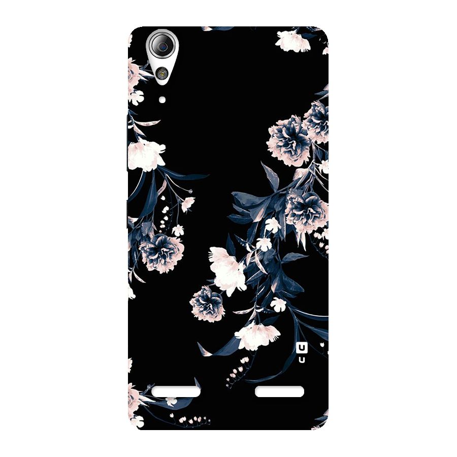 White Flora Back Case for Lenovo A6000