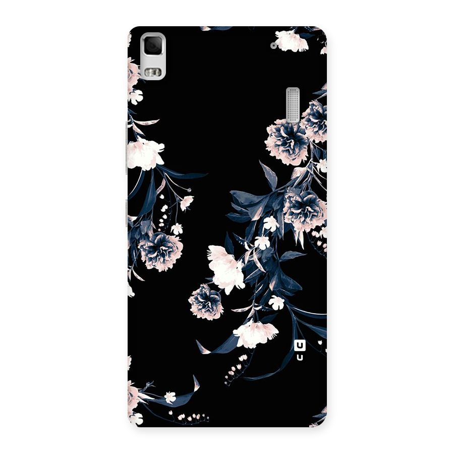 White Flora Back Case for Lenovo K3 Note