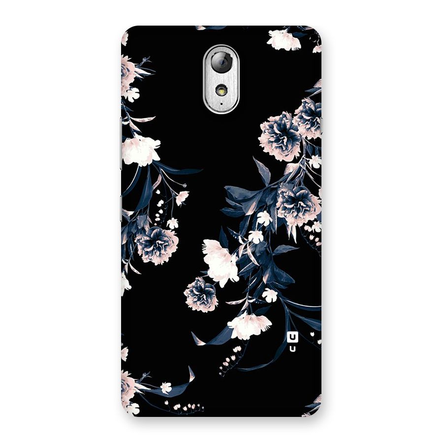 White Flora Back Case for Lenovo Vibe P1M
