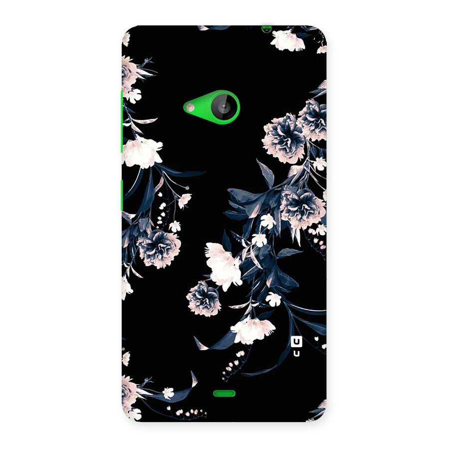 White Flora Back Case for Lumia 535