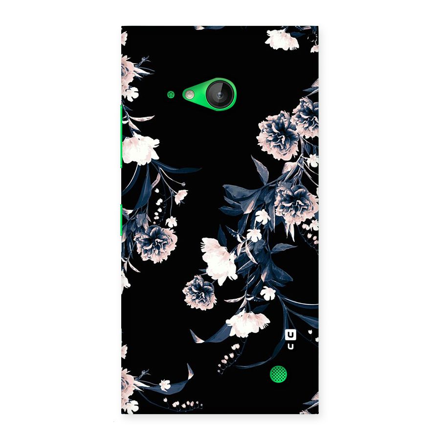 White Flora Back Case for Lumia 730