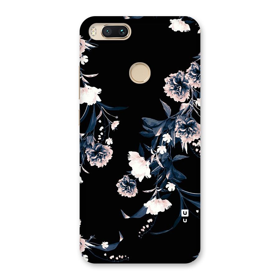 White Flora Back Case for Mi A1