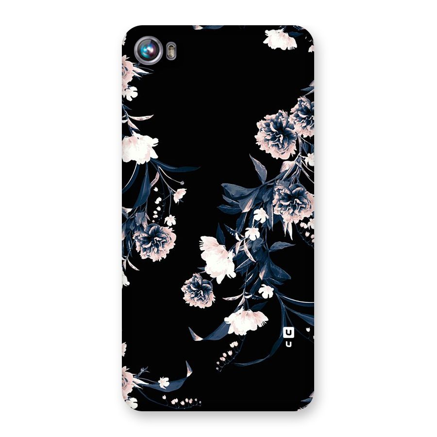 White Flora Back Case for Micromax Canvas Fire 4 A107