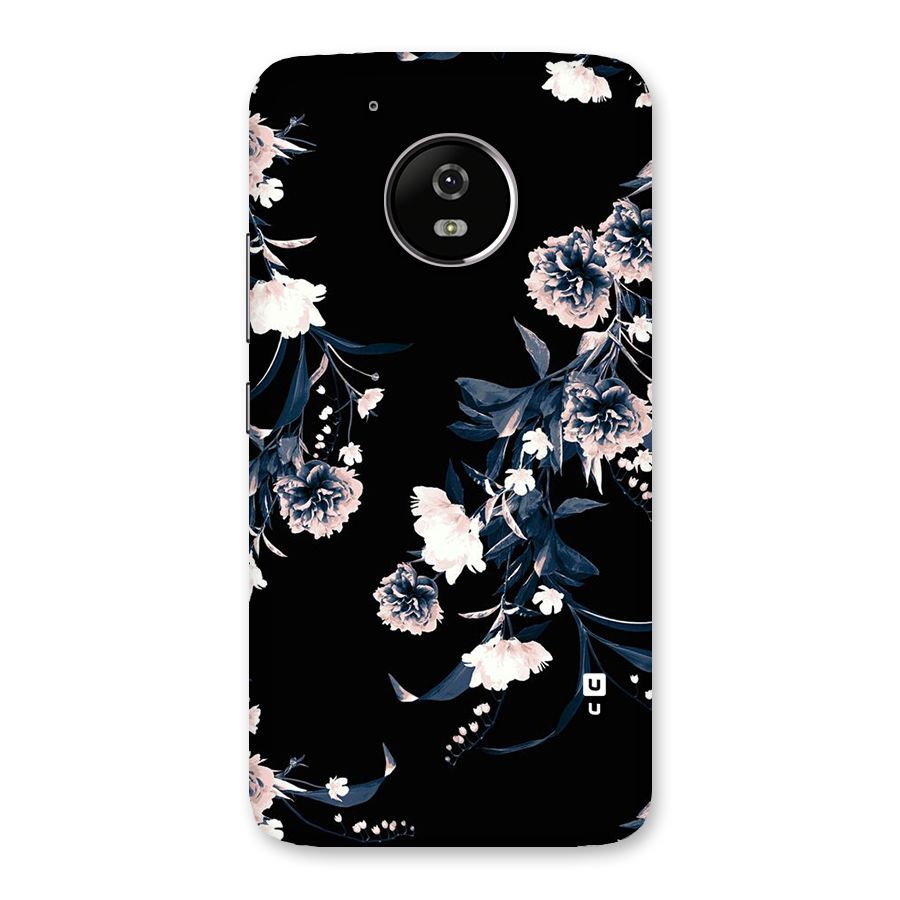White Flora Back Case for Moto G5