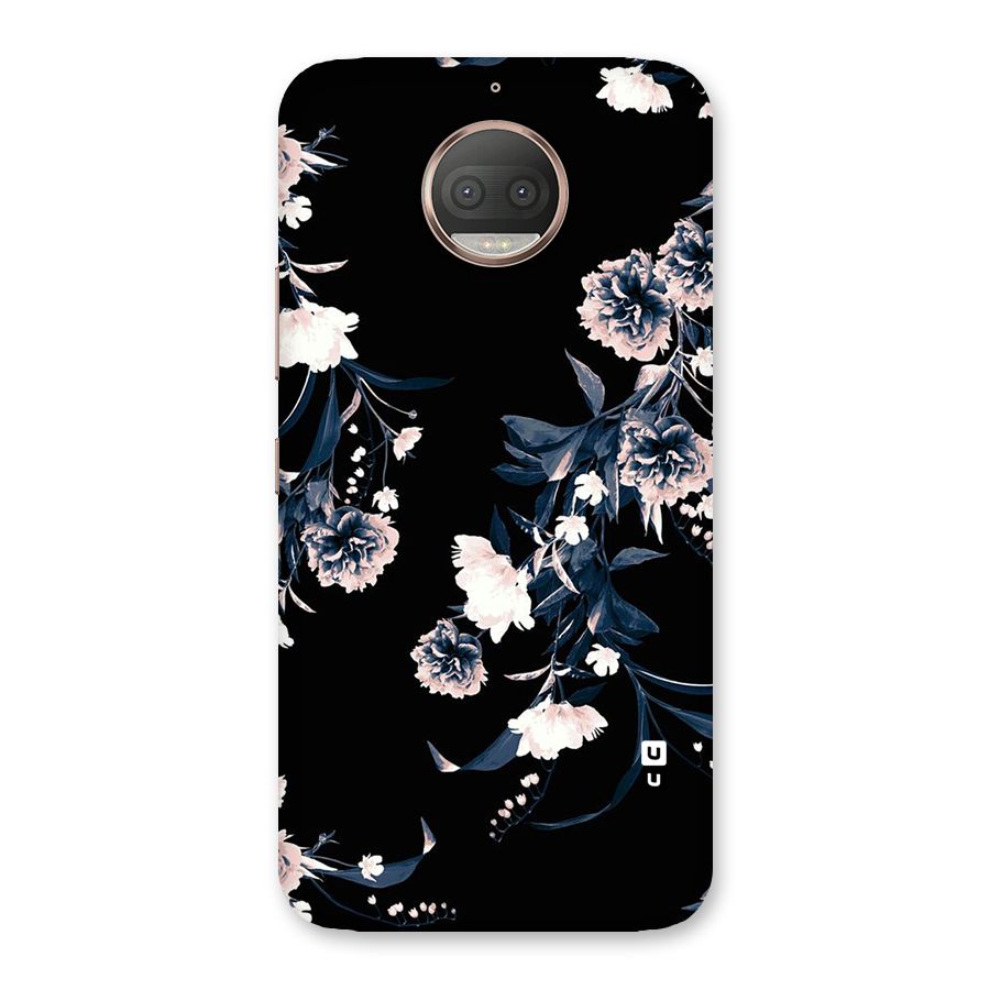 White Flora Back Case for Moto G5s Plus