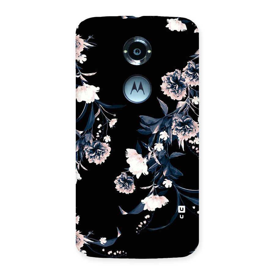 White Flora Back Case for Moto X 2nd Gen