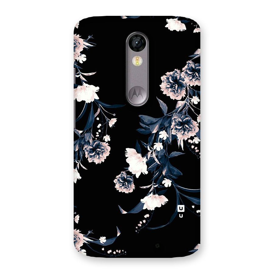 White Flora Back Case for Moto X Force