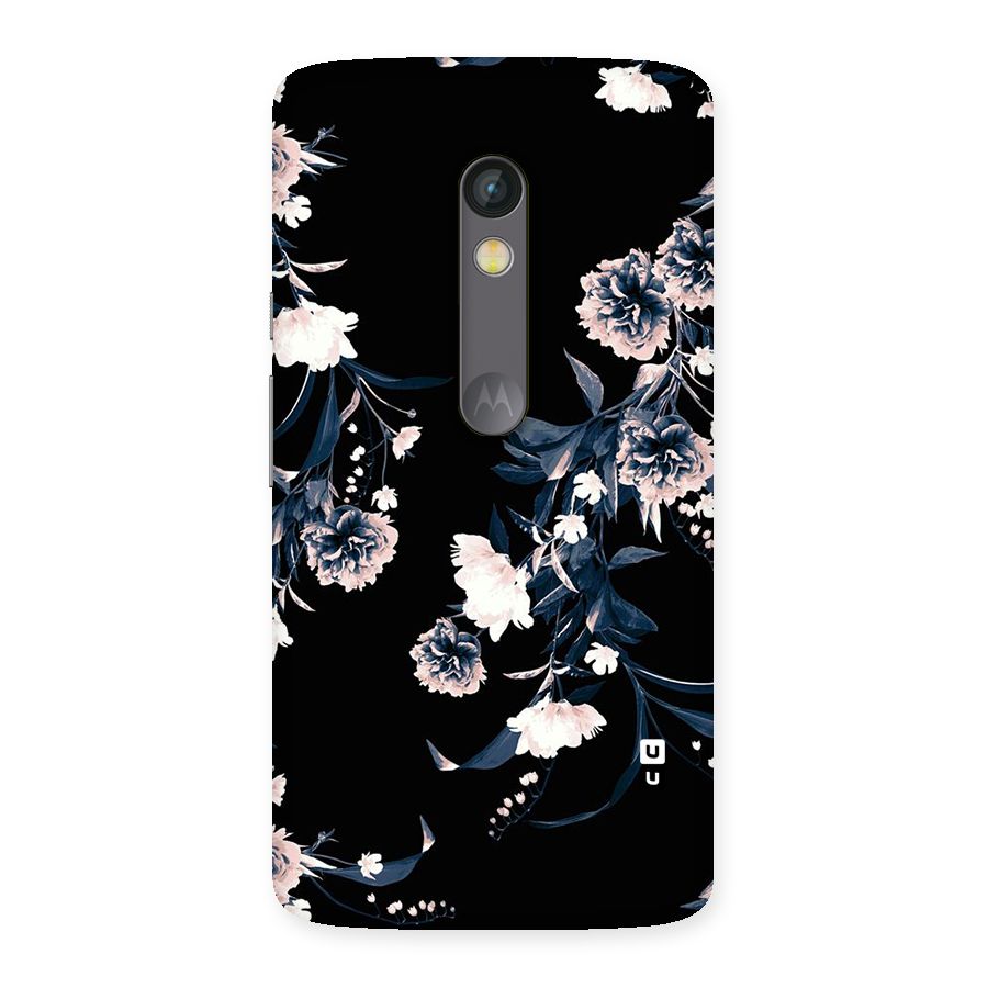 White Flora Back Case for Moto X Play