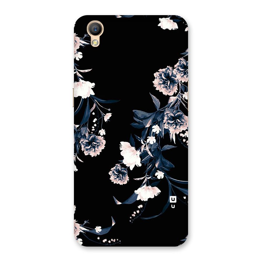 White Flora Back Case for Oppo A37
