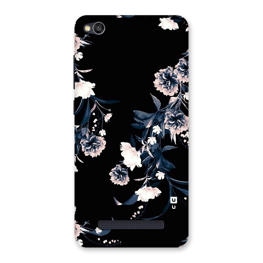 White Flora Back Case for Redmi 4A