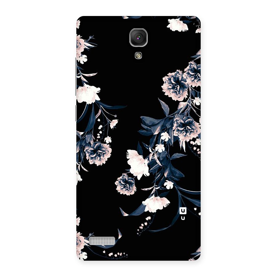 White Flora Back Case for Redmi Note 4