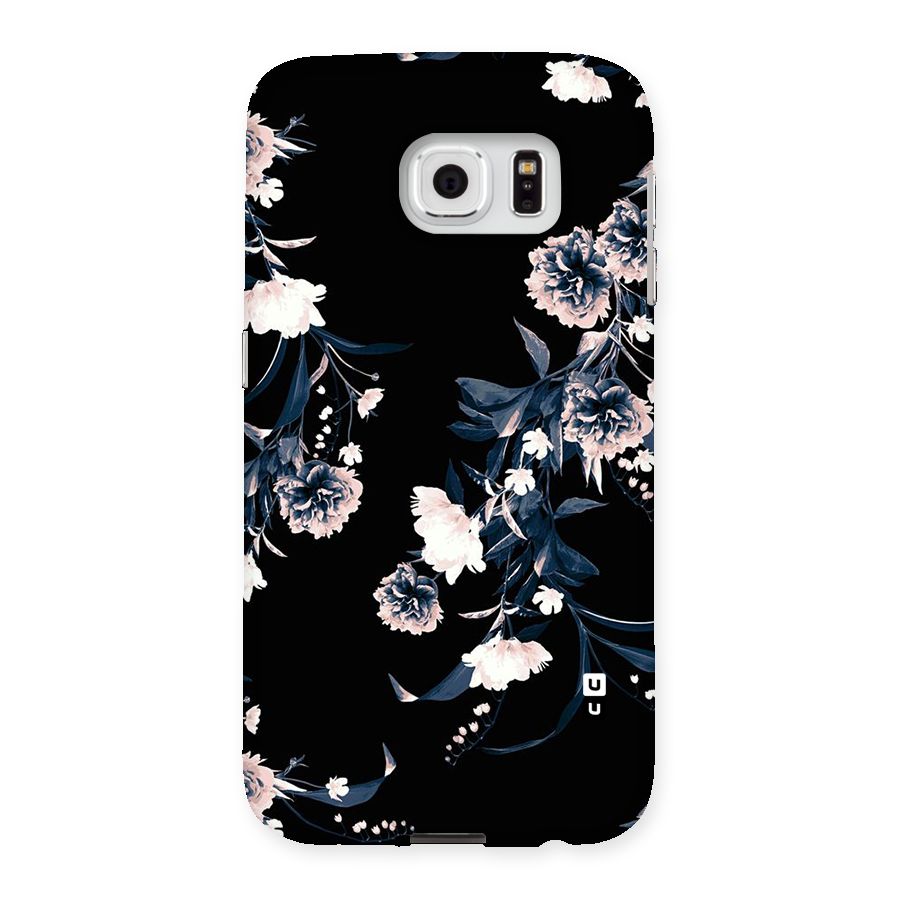 White Flora Back Case for Samsung Galaxy S6