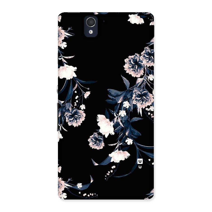 White Flora Back Case for Sony Xperia Z