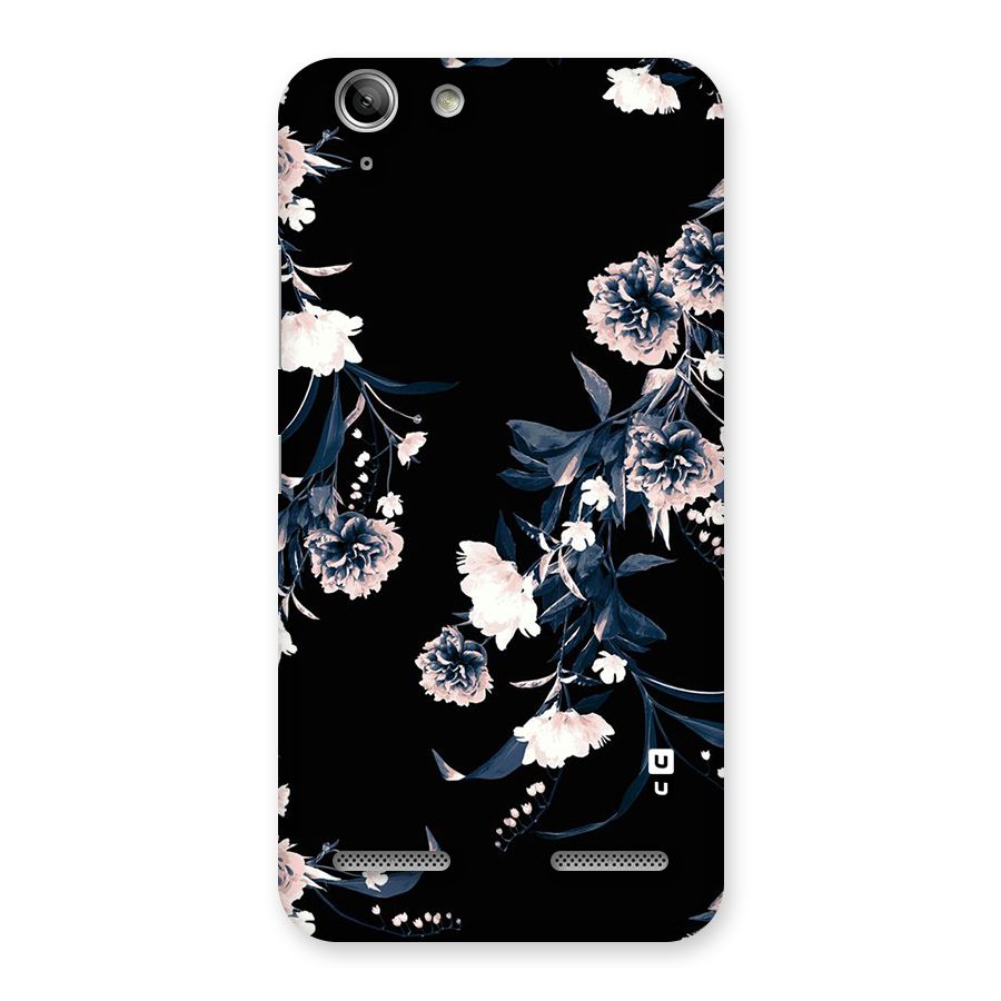 White Flora Back Case for Vibe K5 Plus