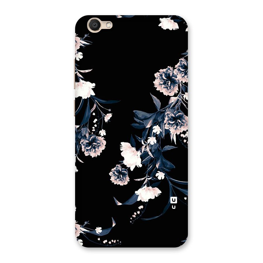 White Flora Back Case for Vivo V5