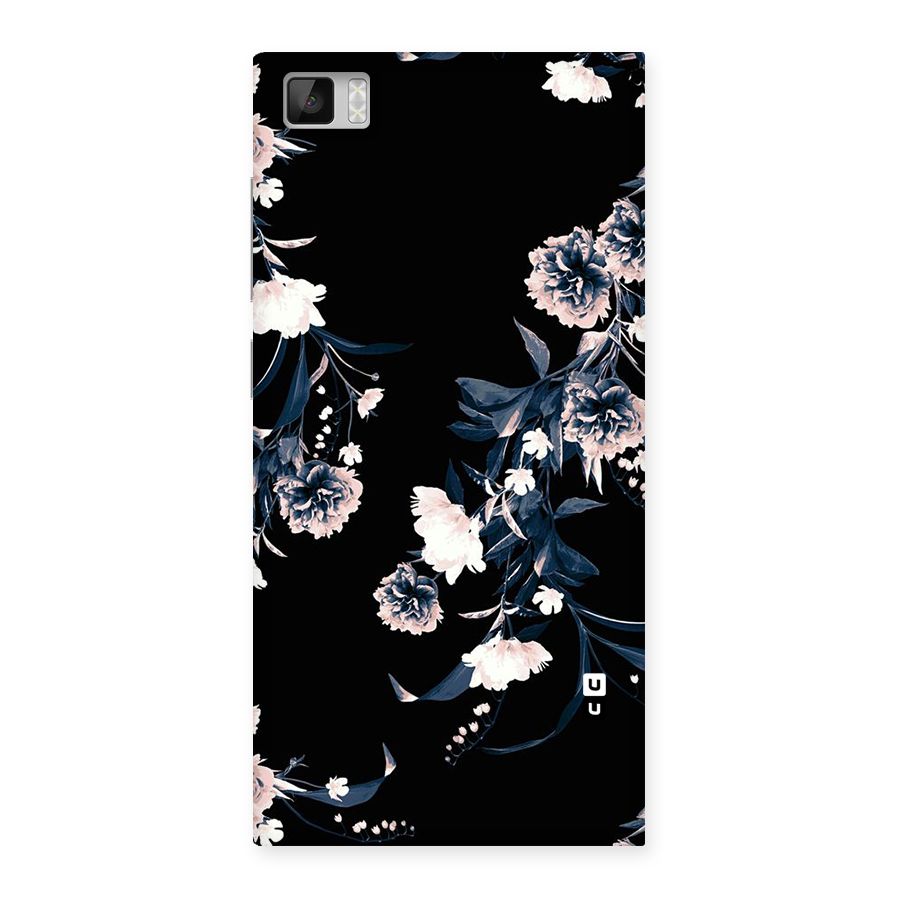 White Flora Back Case for Xiaomi Mi3