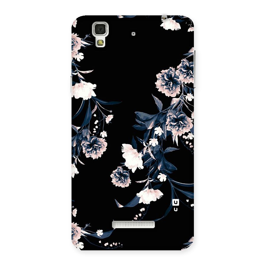 White Flora Back Case for Yu Yureka