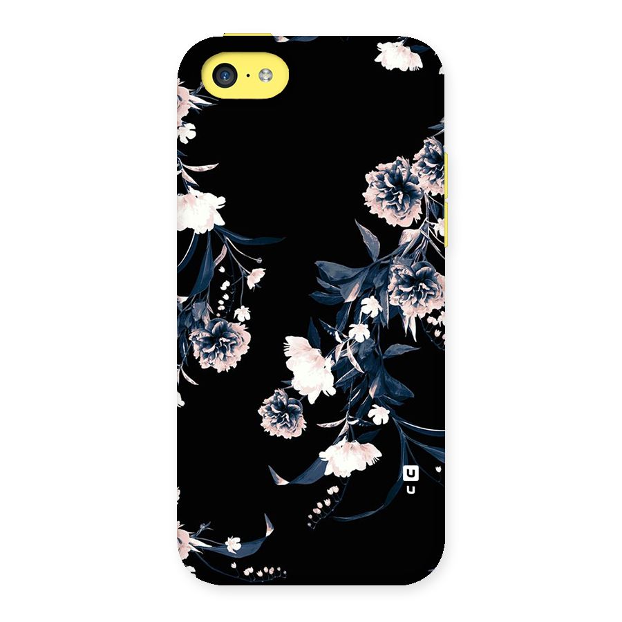 White Flora Back Case for iPhone 5C