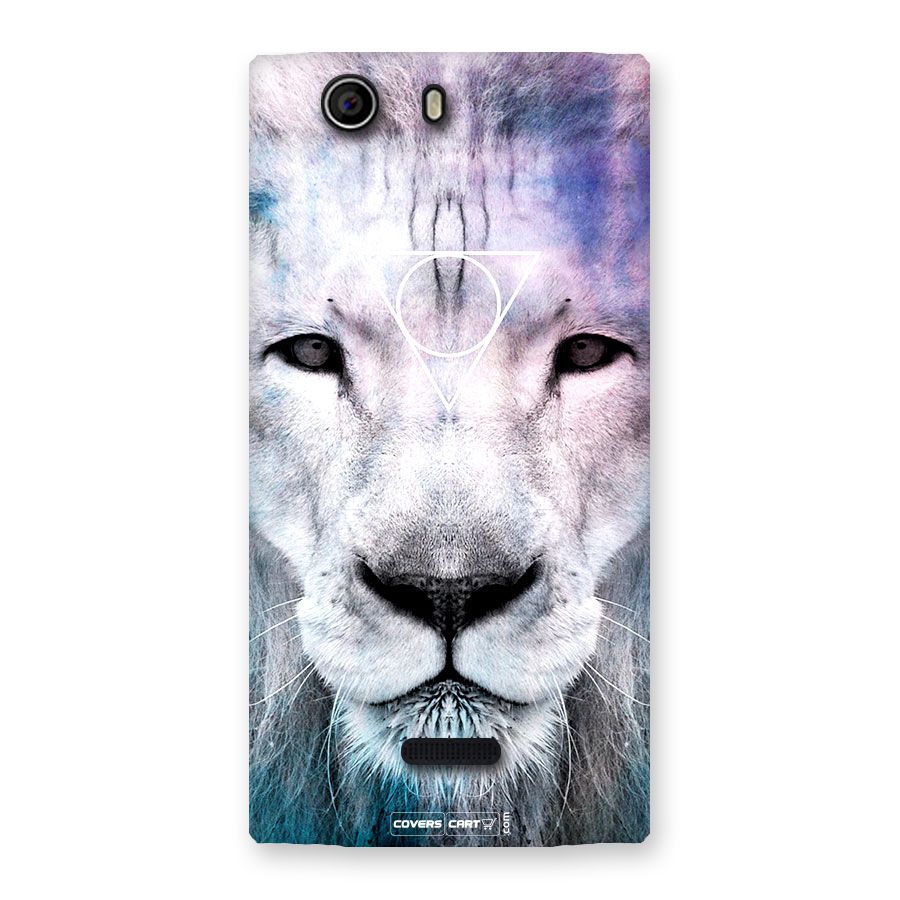 White Lion Back Case for Canvas Nitro 2 E311