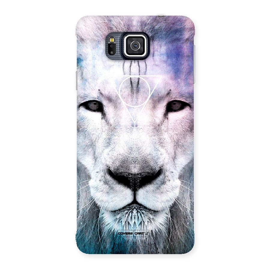 White Lion Back Case for Galaxy Alpha