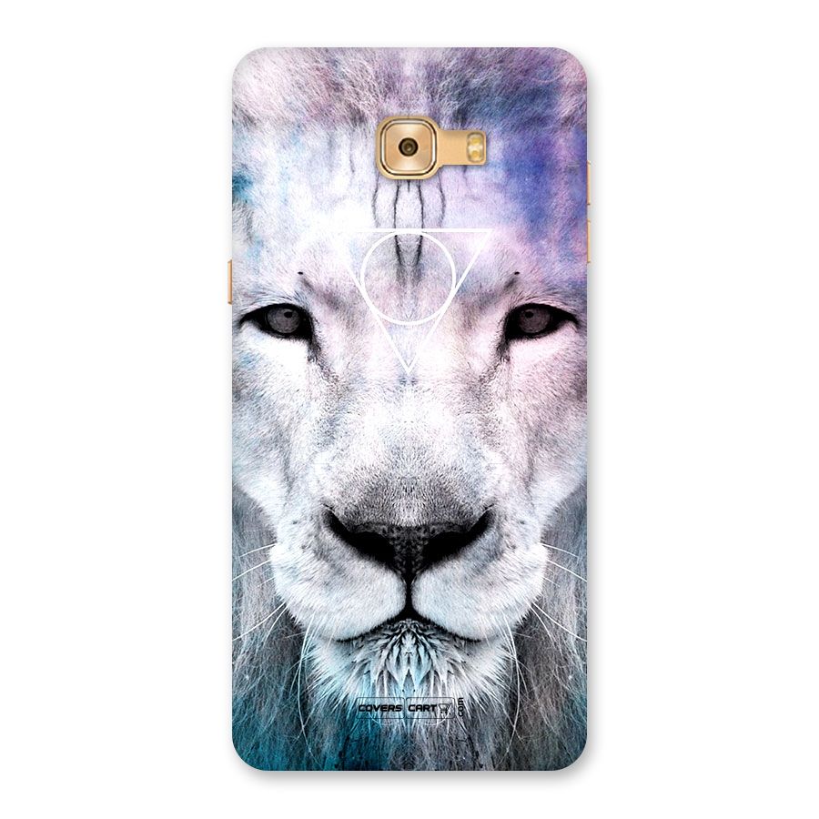 White Lion Back Case for Galaxy C9 Pro