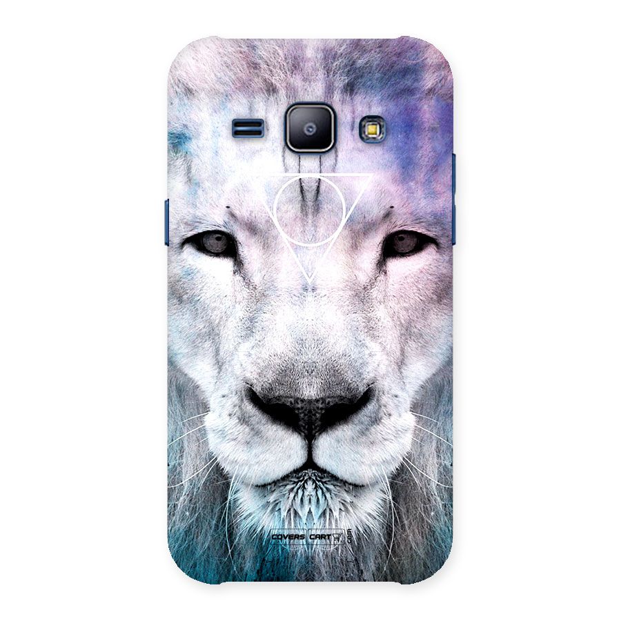 White Lion Back Case for Galaxy J1