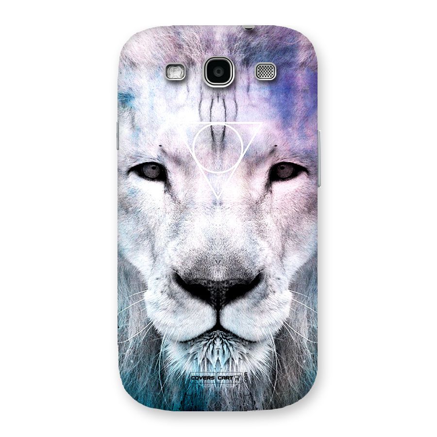 White Lion Back Case for Galaxy S3