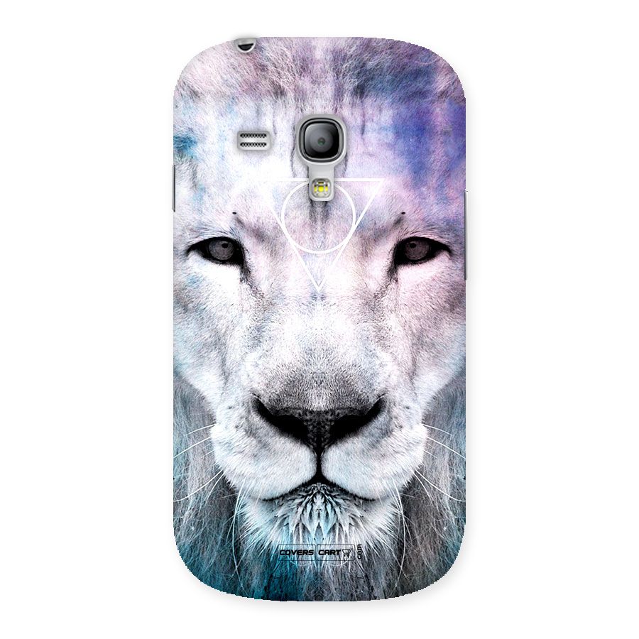 White Lion Back Case for Galaxy S3 Mini