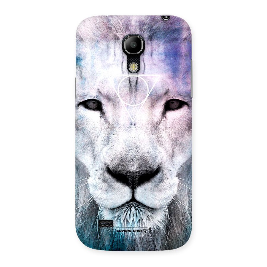 White Lion Back Case for Galaxy S4 Mini