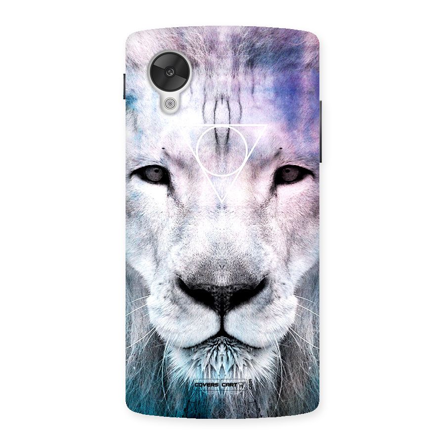 White Lion Back Case for Google Nexus 5
