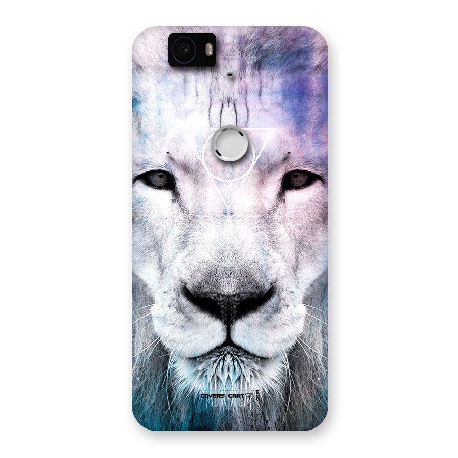 White Lion Back Case for Google Nexus-6P